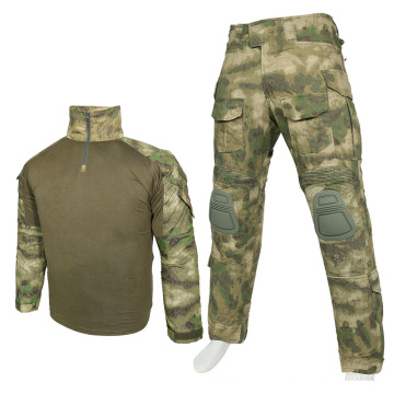 ACU Uniform Woodland Camouflage Ripstop Combat Uniform Men